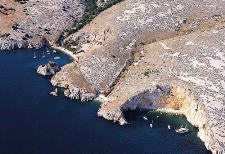 Ostrov Krk - Reliéf