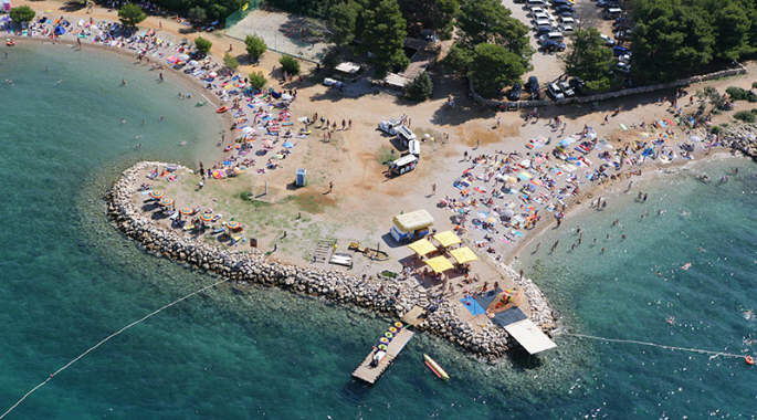 Punat beach, Krk